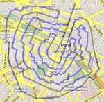 Another - bigger - proposal by CanzonettAdaptation of the design above to the streets of Paris by Bookmore C=7, S=26, K=(CxS)/6 = 30.33